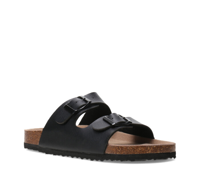 Sandalia RILEY descalza con hebillas Black