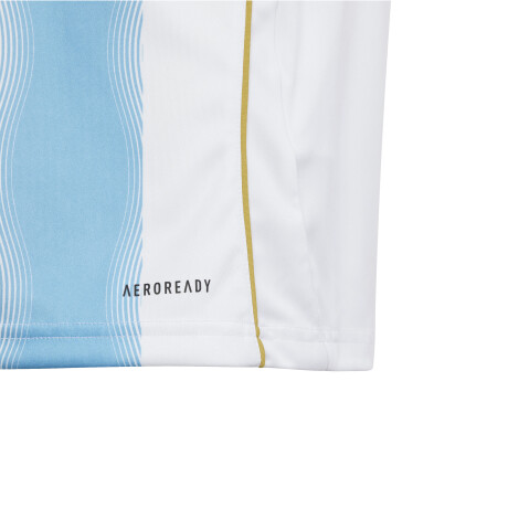 REMERA adidas PITCH 2 STREET MESSI Light Blue & White