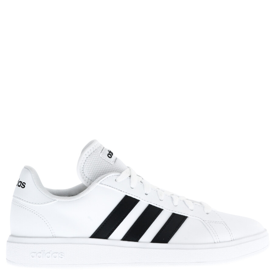 Championes de Hombre Adidas Grand Court Base 2.0 Blanco - Negro