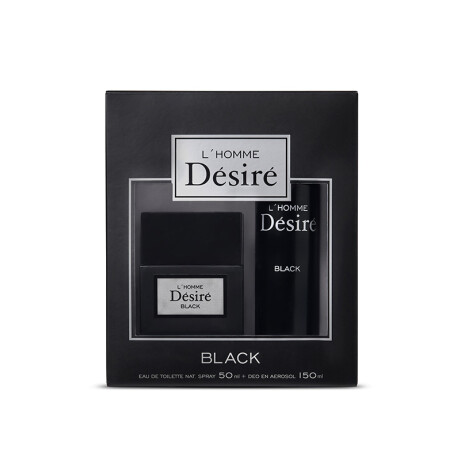 Désiré L´Homme estuche edt 50 ml + deo Black Grey