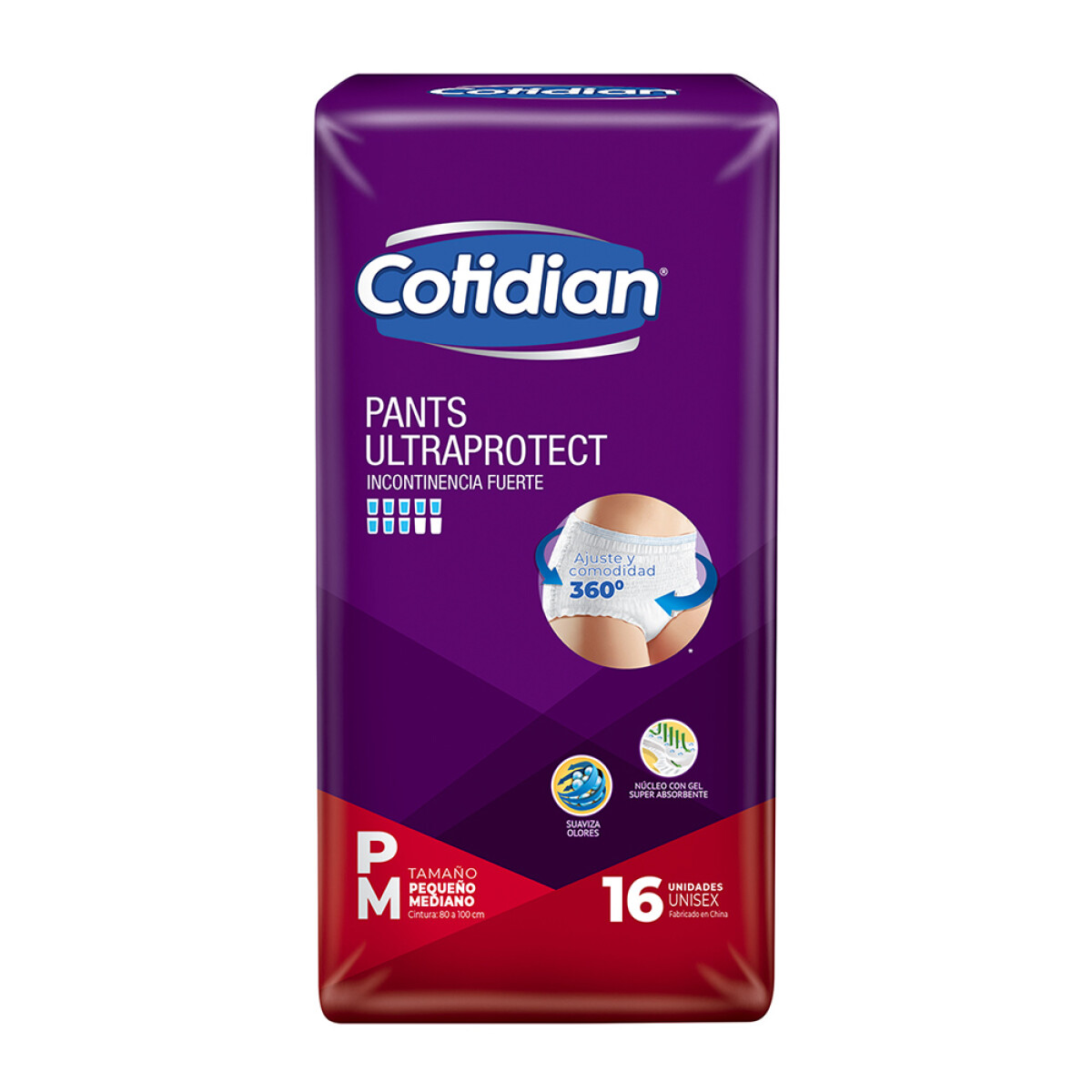 Pants Cotidian Ultraprotect Talle M 16 Uds. 