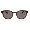 Lentes de sol De Policarbonato Redondo Flap Marrón/Beis