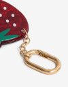 Espejos de cartera Llavero Y Bag Charm Espejo Frutillas - Rojo Frutilla