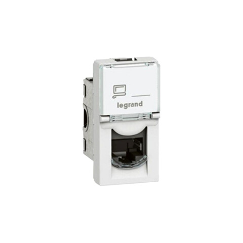 Módulo toma telefónico RJ11 blanco Mosaic Legrand LJ0950