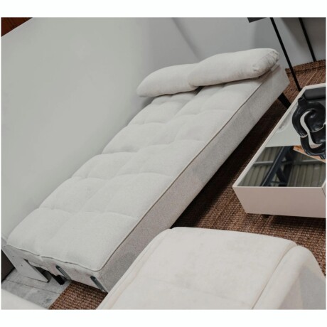 SOFA FRIDA Sillón Sofá Cama RUSTICO Frida Respaldo Reclinable - Gris