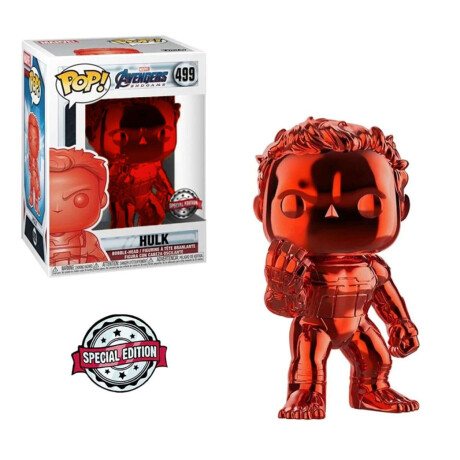 Hulk Marvel Avengers (Red Chrome) [Exclusivo] 499