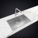 Pileta Cocina Acero Inoxidable 70x40 cm 000