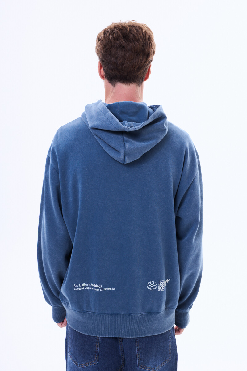 Buzo de felpa Cambados Azul