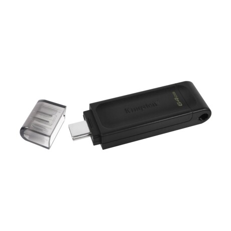 Pendrive KINGSTON USB-C 2.3 DataTraveler 70 64GB Negro