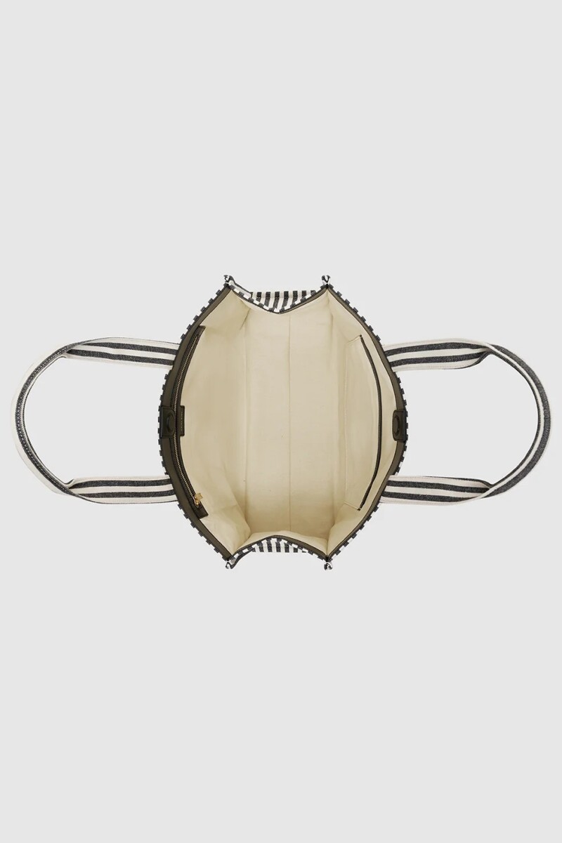 BOLSO LARA RAYAS Blanco