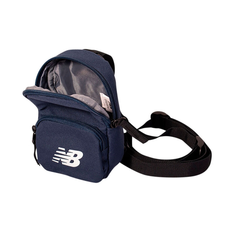 Cartera New Balance Bandolera Micro Shoulder Azul Marino - Blanco