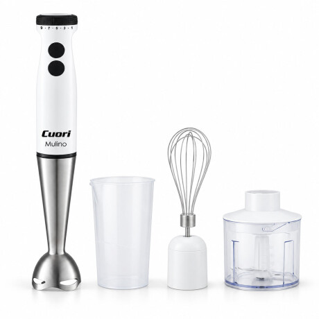 Mixer con Accesorios Batidor y Picador 1000W Cuori Mulino Blanco