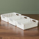 Set x3 Cesto calado M 22 X 30 X 9 BLANCO