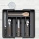 Cubiertero Organizador Cubiertos Extensible Cajon Cocina Negro Cubiertero Organizador Cubiertos Extensible Cajon Cocina Negro