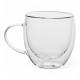 Taza Doble pared Borosilicato 250 ml 8,5 x 9 cm Sin Color