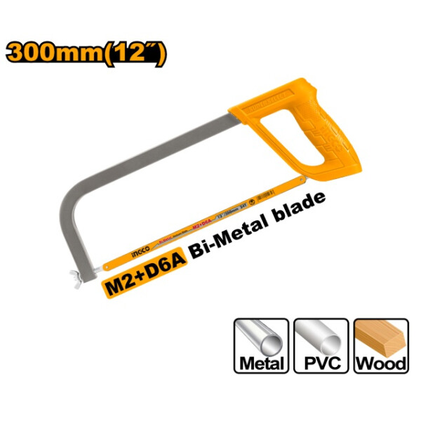 ARCO DE SIERRA 12´´ 300MM TPI M2+D6A 24D INGCO HHFS3058 ARCO DE SIERRA 12´´ 300MM TPI M2+D6A 24D INGCO HHFS3058