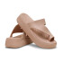 Sandalias Crocs Getaway Platform Toe Loop Mujer Pink Caramel
