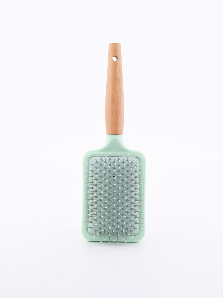 CEPILLO PALETA WOOD VERDE AQUA