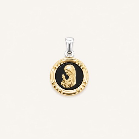 Virgen Niña Onix - Plata y Oro Virgen Niña Onix - Plata y Oro