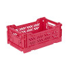 Caja organizadora plegable y apilable Chica Dark Pink