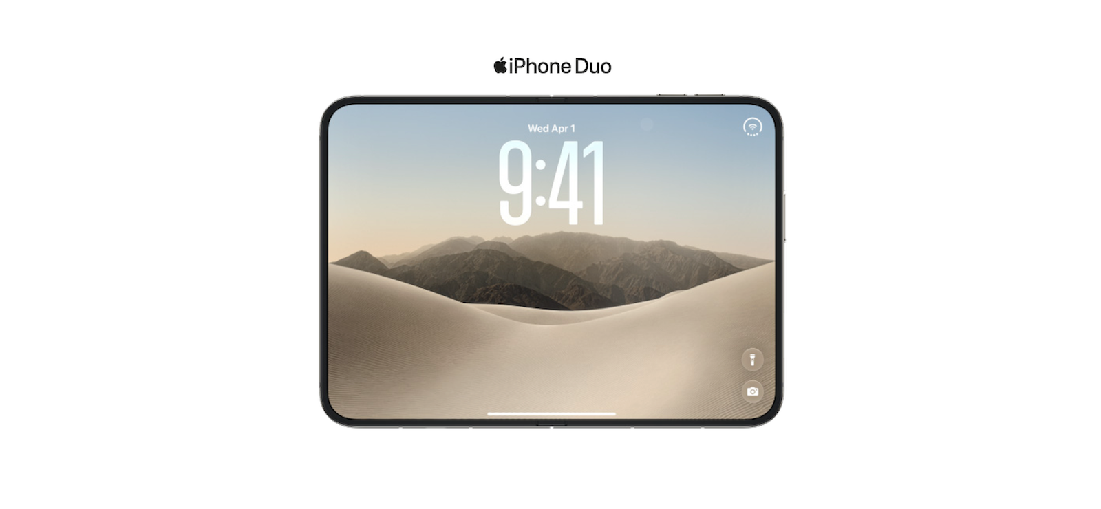 Conocé el iPhone Duo, el primer iPhone plegable de Apple
