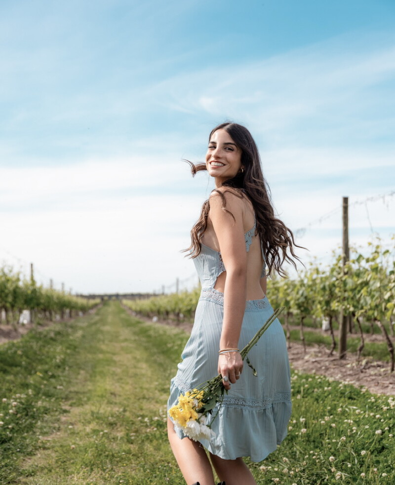 Vestido Amanda celeste