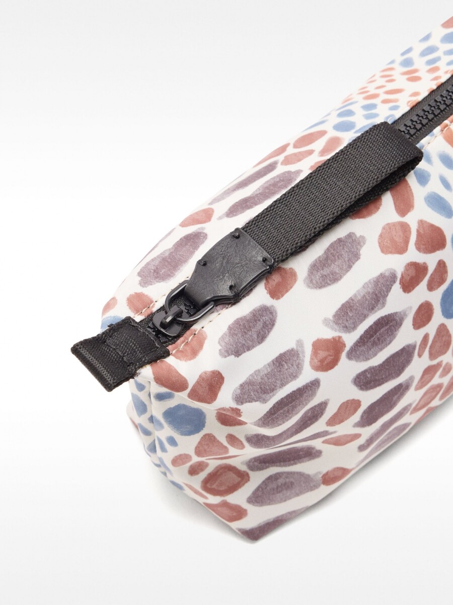 Neceser Estampado De Nylon multicolor