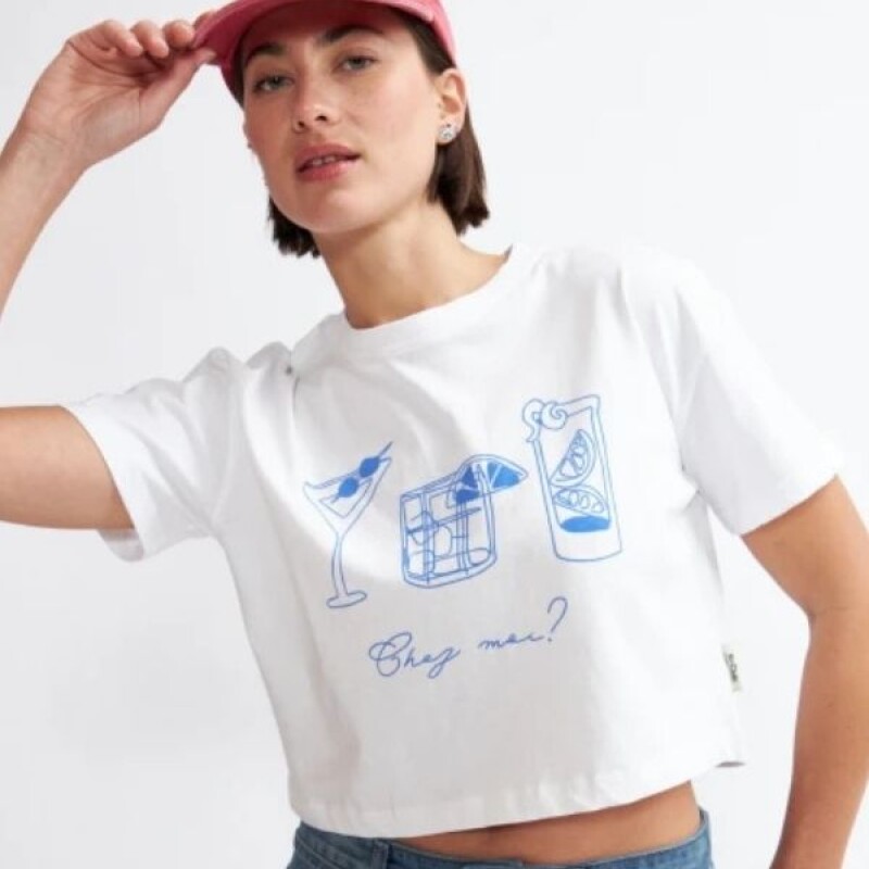 Remera North Sails Garam Blanco