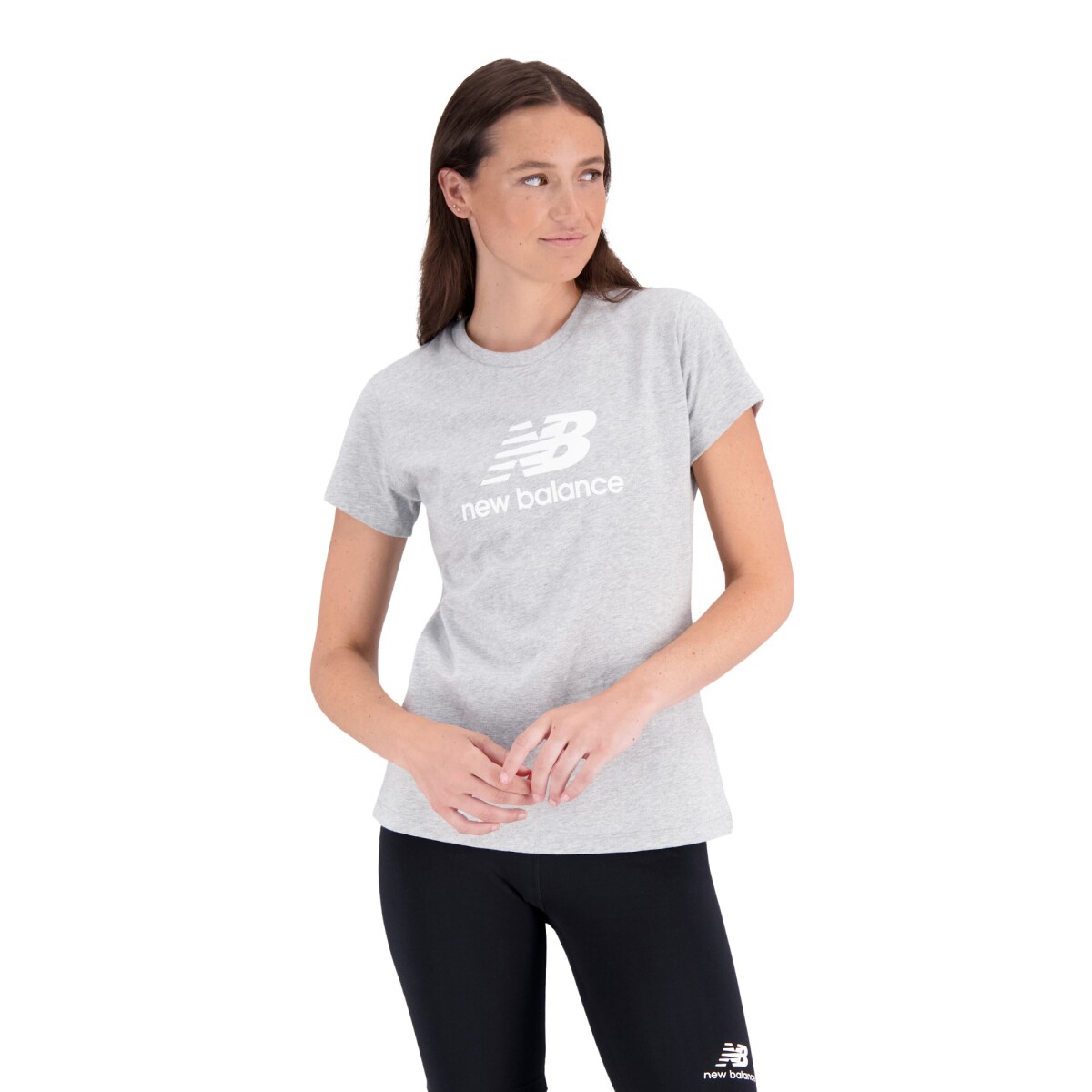 Remera New Balance de Dama - WT31546AG - GREY 