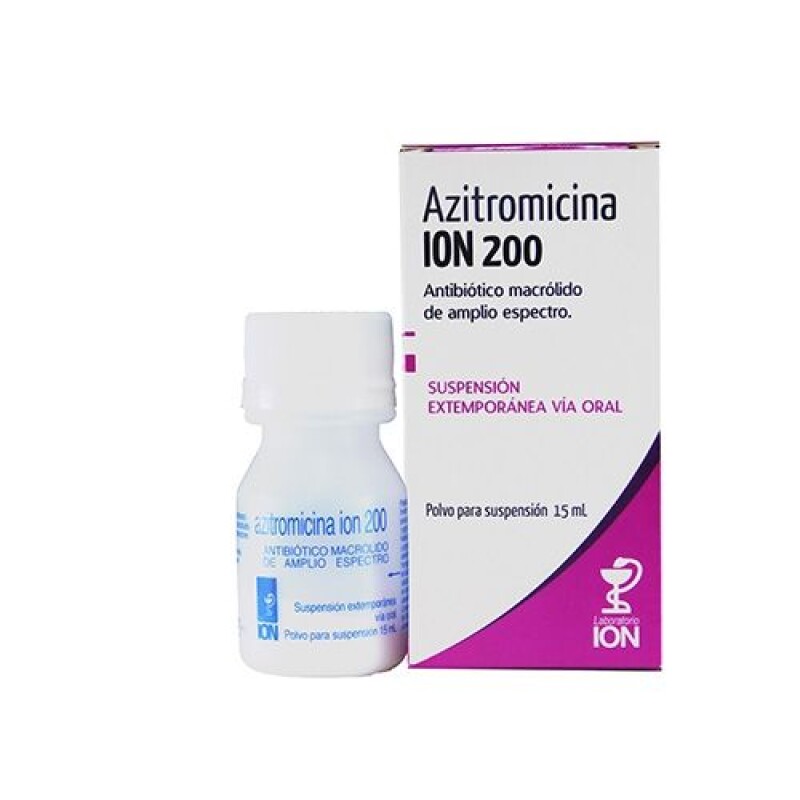 Azitromicina 200 mg Suspensión 15 ml Azitromicina 200 mg Suspensión 15 ml