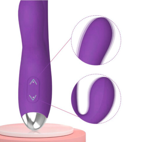 Vibrador Rabbit Doble Estimulo Recargable Usb Violeta
