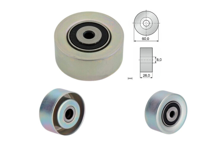 Polea Del Tensor De La Correa Citroen Berlingo/Xm/C3/Jumpy Peug 307/306/206 89-25 Polea Del Tensor De La Correa Citroen Berlingo/Xm/C3/Jumpy Peug 307/306/206 89-25