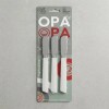 OPA Set 3 espatulas de manteca Blanco OPA Set 3 espatulas de manteca Blanco