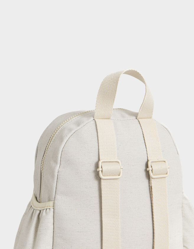 Mochilas y Carteras Infantiles Mochila Infantil Bordada - Blanco