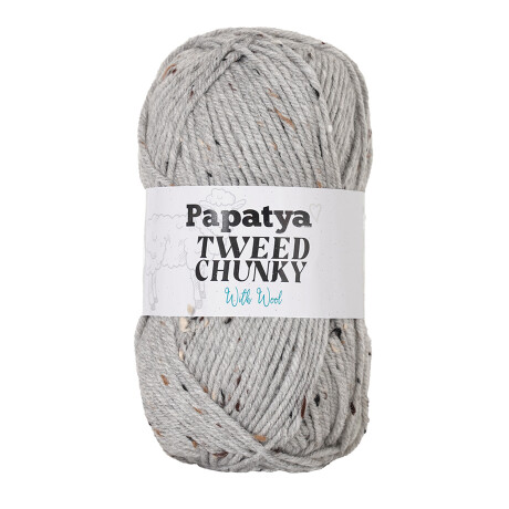tweed chunky gris m medio