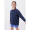 BLUSAO INFANTIL AZUL ESCURO