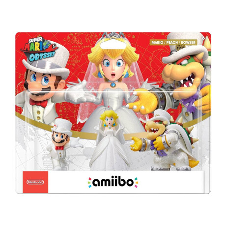 Amiibo - Mario, Bowser y Peach Amiibo - Mario, Bowser y Peach