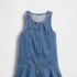 DNM JUMPER DRESS - MED WASH MEDIUM WASH