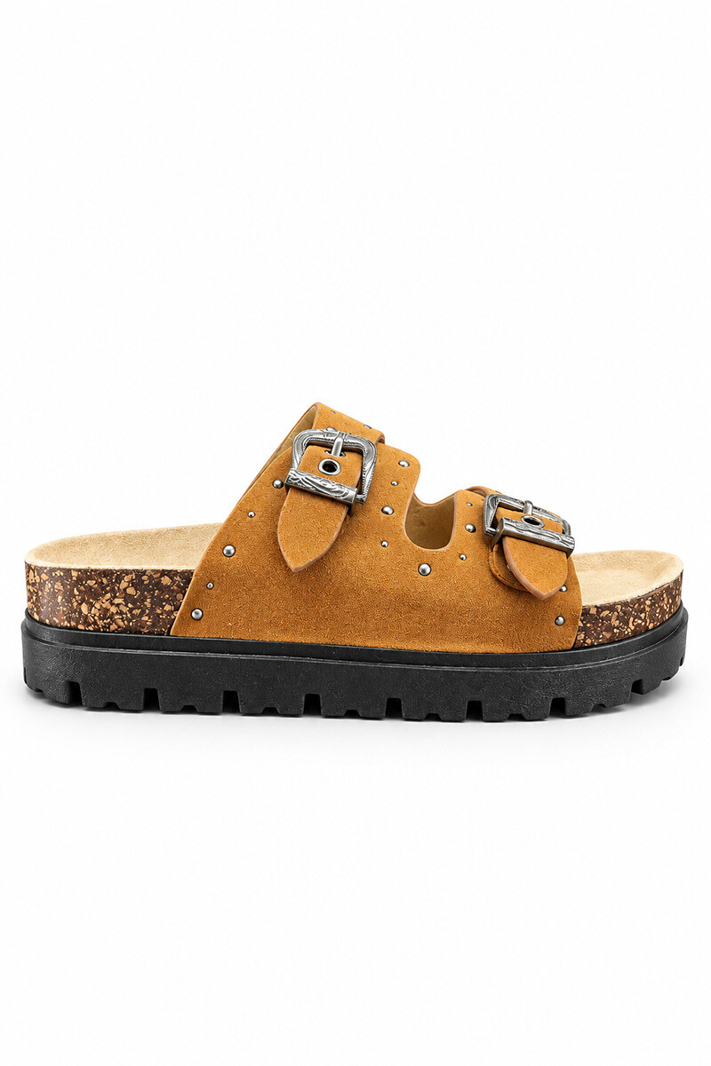 Sandalia Bettina Birky plataforma con tachas BT100 