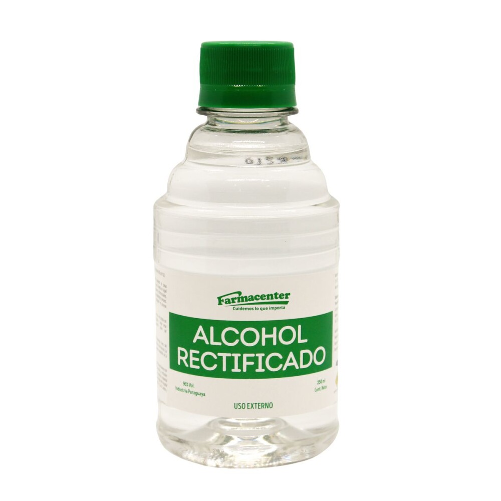 ALCOHOL RECTIF. FARMACENTER FR. X 250 ML única
