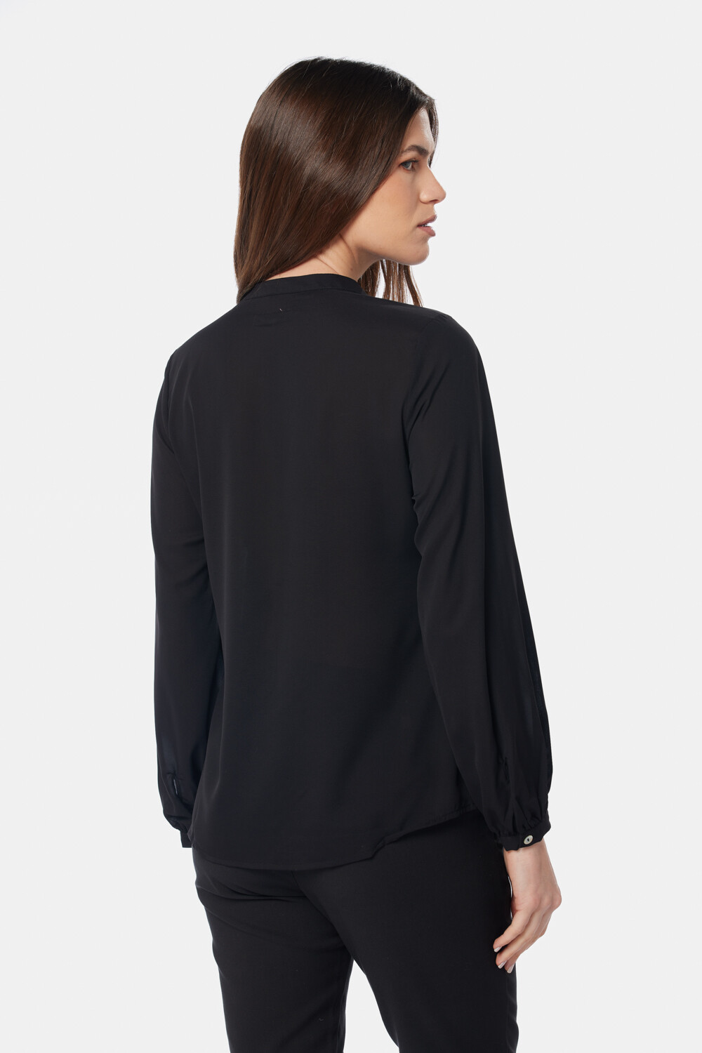 BLUSA MANGA LARGA Negro