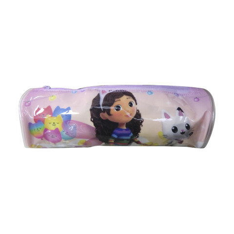 Cartuchera Cilíndrica PCV La Casa de Gabby 22 cm U