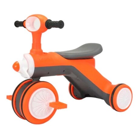 Triciclo para bebes con luces y sonidos Naranja