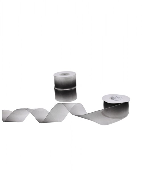 Cinta organza degrade - 23 mts NEGRO