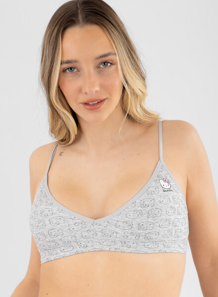 Soutien top hello kitty Gris