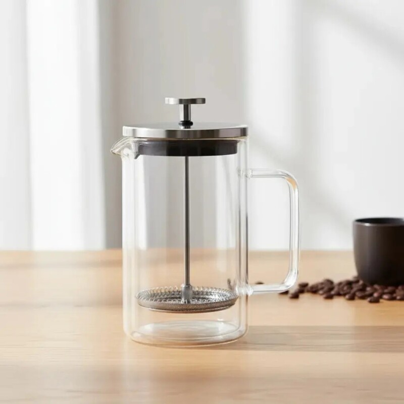 Cafetera Selecta con Prensa Francesa Doble Vidrio 600ml Cafetera Selecta con Prensa Francesa Doble Vidrio 600ml