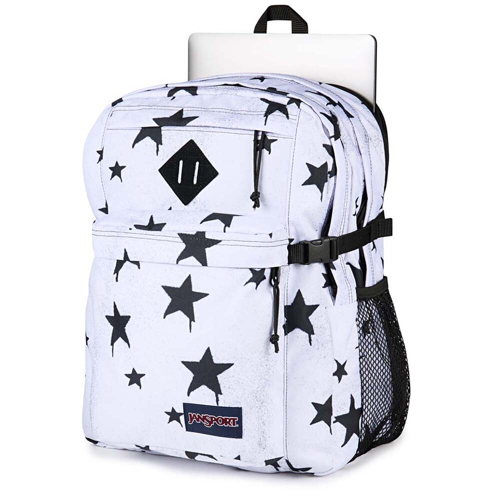 Main Campus Sprayed Stars Black