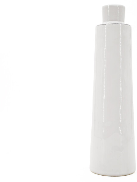 FLORERO CERAMICA OFF WHITE