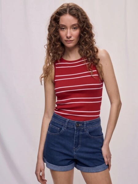 MUSCULOSA D.CASSIN SAMMI ROJO