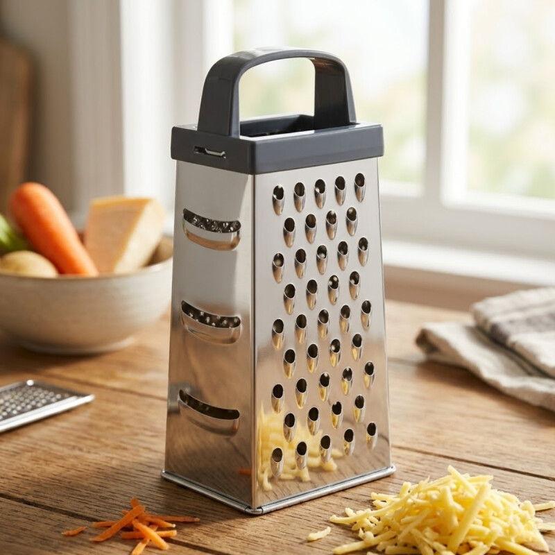 Rallador 4 caras 11x8x23cm INOX